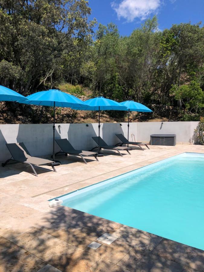 maison piscine chaufée Porto-Vecchio  Extérieur photo