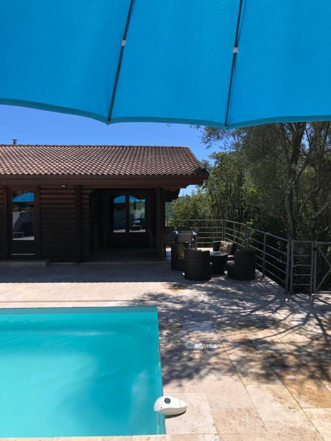 maison piscine chaufée Porto-Vecchio  Extérieur photo